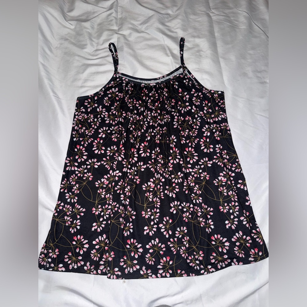 Floral Spaghetti Strap Top